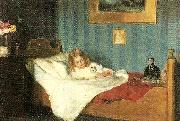Michael Ancher en rekonvalescent. ca Spain oil painting artist